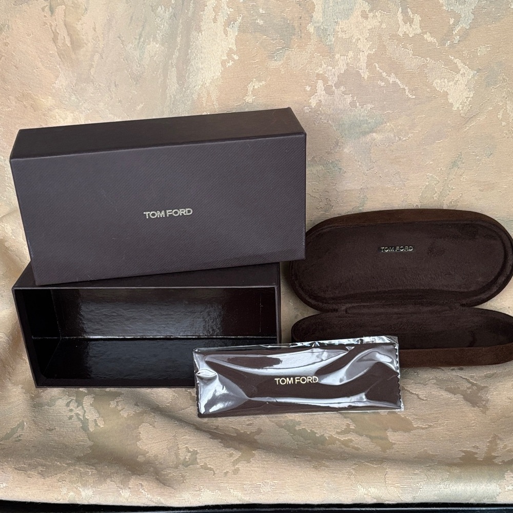 Tom Ford Case, Box and Microfiber Cloth